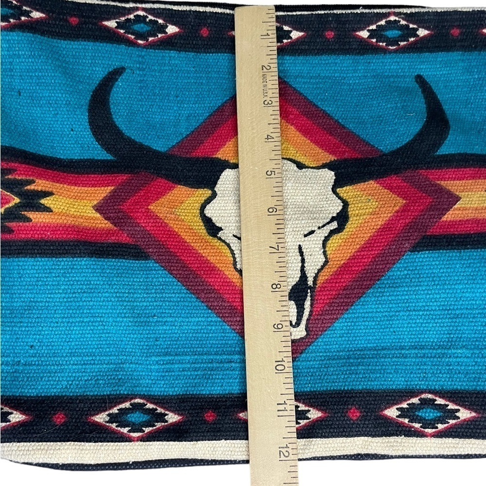 Western Style Saddle Blanket Shoulder Bag - Picture 5 of 12
